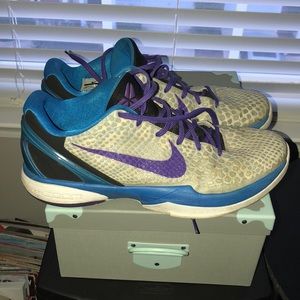 Nike Kobe 6 draft day zoom, hornets size 12.5